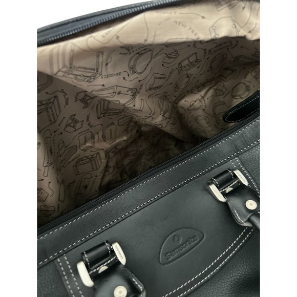 Samsonite Bags Samsonite Large Leather Duffle Bag Weekender